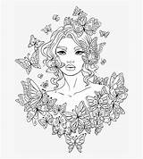 Colouring Pages Girl Teens Coloring Medium Woman Adults Size Transparent Popular Pngitem sketch template