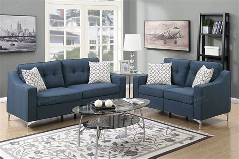 piece sofa loveseat set  choices silver state