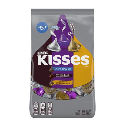 hershey s kisses chocolate candy party assortment 33 oz walmart