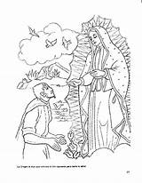 Virgen Guadalupe Lapiz Virgencita María Apariciones Ninos Negro Getdrawings Vierge Cerro sketch template