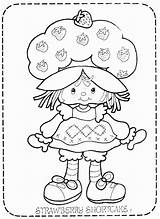 Strawberry Shortcake Coloring Pages Vintage Printable Sheets Cartoon Color Duck Sarah Books Colouring Classic Print Book Adult Girls Getcolorings Kids sketch template