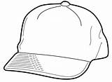 Coloring Hat Baseball Boys Pages Styles Girls sketch template