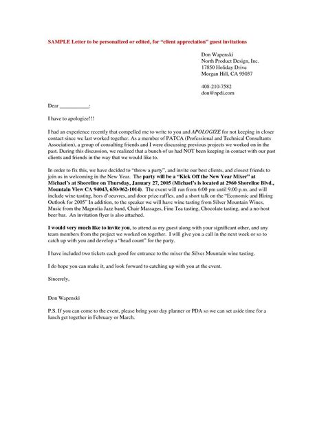 Sample Letter Of Invitation To Church Program Famousvamet