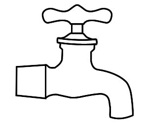 drawings  tap water colouring pages clipart  clipart
