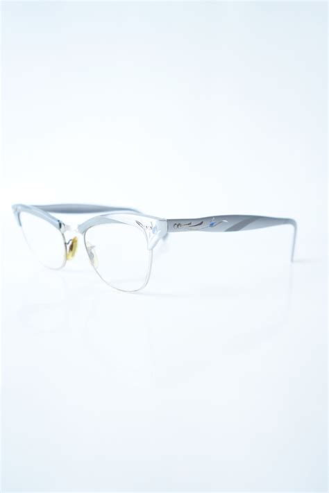 vintage american optical cat eye eyeglasses 50s womens cat etsy