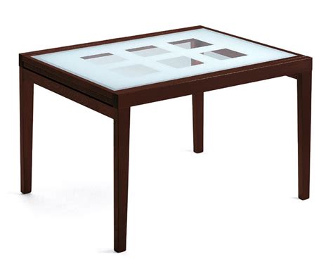 47in Expandable Dining Table Paloma W Frosted Glass Top