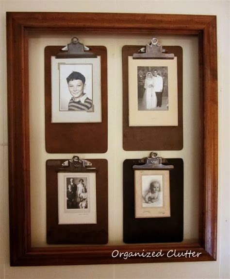 pinterest inspired clipboard photo wall gallery wall
