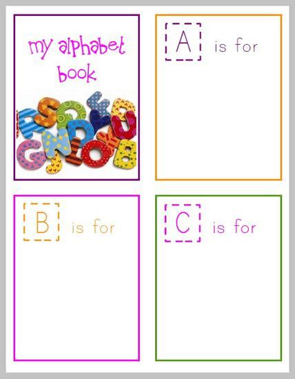 printable alphabet book  preschoolers supplyme