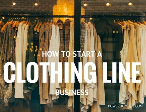 how to start a clothing line business or apparel manufacturing