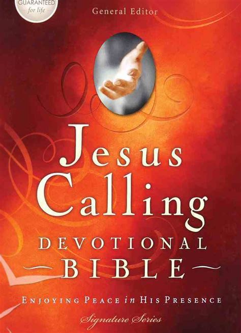 nkjv jesus calling devotional bible hardcover lifesource christian