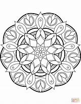 Mandala Flower Coloring Pages Mandalas Printable Svg Color Da Super Book Muster sketch template