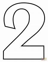 Number Drawing sketch template