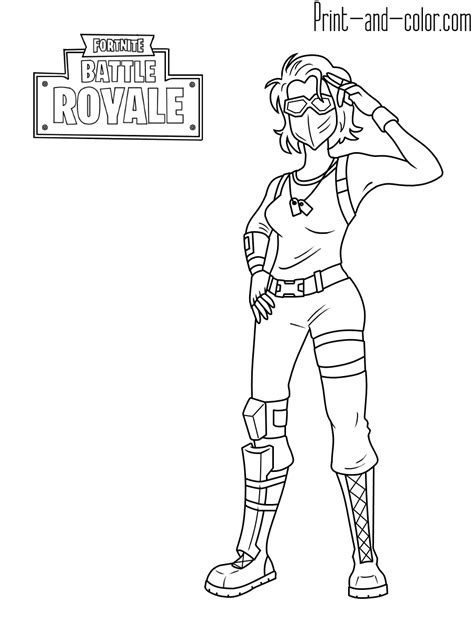 fortnite coloring pages chapter  protol colors