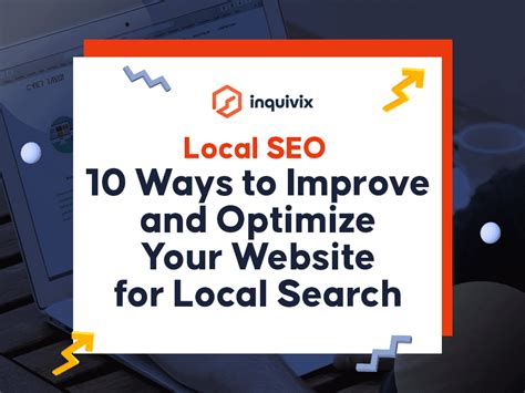 local seo  ways  improve  optimize  website  local search