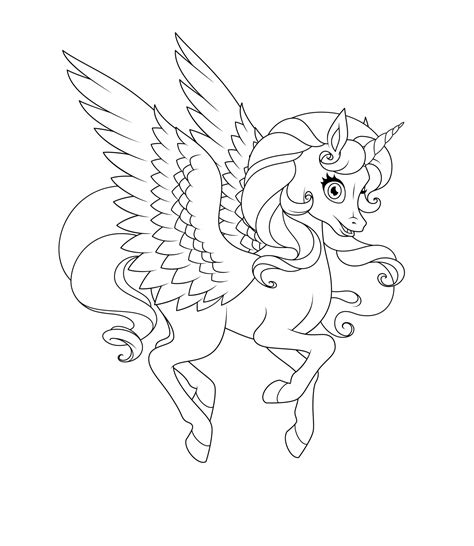 unicorn  wings drawing easy