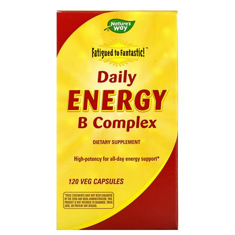 nature s way fatigued to fantastic daily energy b complex 120 veg