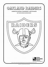 Coloring Nfl Pages Raiders Football Logos Teams Cool Logo Oakland American Sports Printable Kids Team Baseball Print Color Player Adult sketch template