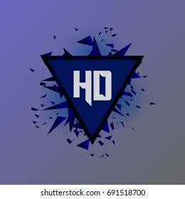 hd logo stock vector royalty