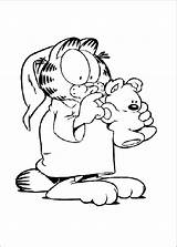 Garfield Coloring Pages Printable Color Online Print Movie Cartoons Trailers Coloring2print sketch template
