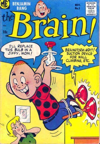 cover   brain magazine enterprises  series  silver age comics comic book