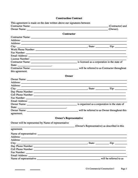 printable employment contract sample form generic employment