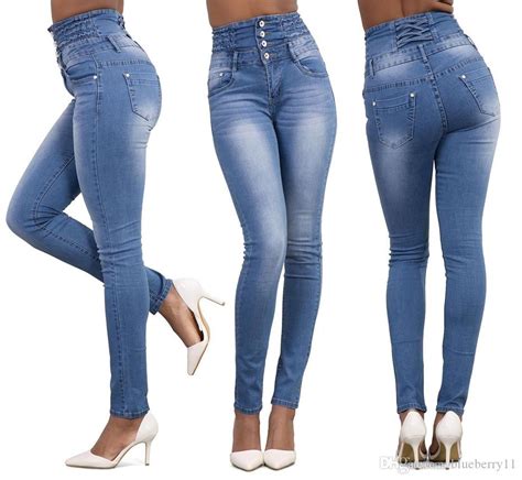 2020 autumn sexy skinny jeans women high waisted stretch