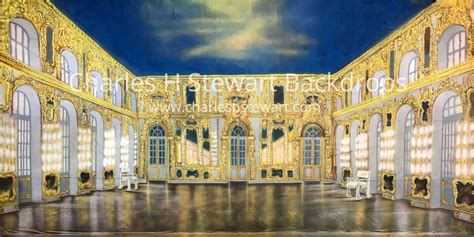 gold palace ballroom backdrop  charles  stewart model