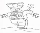 Coloring Pages Police City Lego Officer Undercover Printable Info Print Book sketch template
