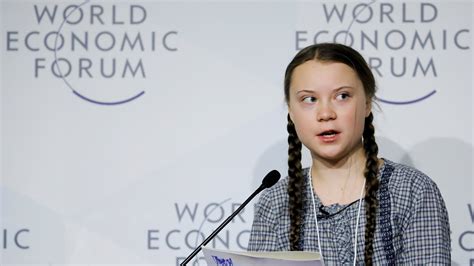 greta thunberg blames davos delegates  climate change quartz