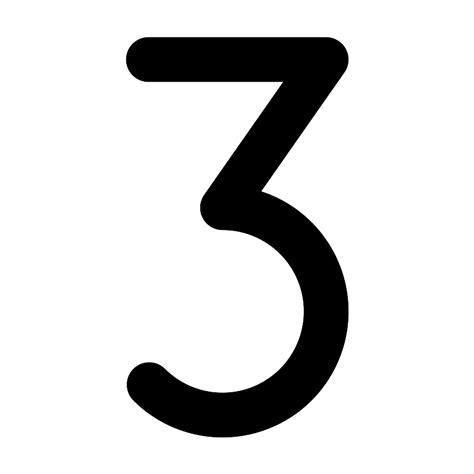 number  bold vector svg icon svg repo