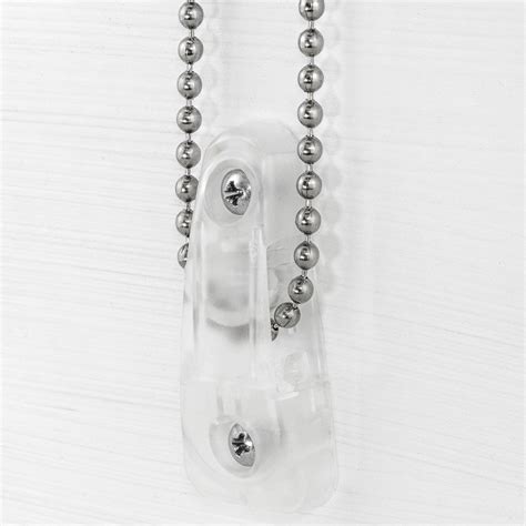 rollease chainhold bead chain tensioner clear fix  blinds