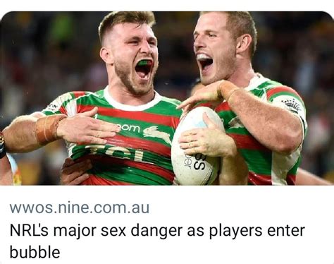 Kenny Devine On Twitter Surely Nrl Players Entering A Bubble Would