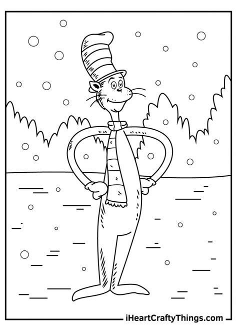 cat   hat coloring pages   printables