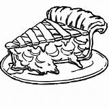 Cake Slice Coloring Pages Tasty sketch template