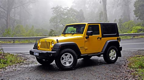 wallpaper jeep wrangler yellow car  hd picture image