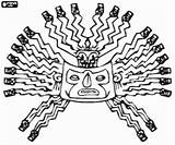 Inca Incas Coloring Inti Dios Del Mask Sun Imperio Dioses Sol La Los Pages Para Colorear Dibujos Pintar God Maya sketch template
