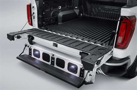 gmc multipro tailgate step lights introduced  sierra  gm authority