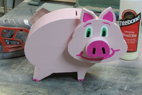 piggy bank plans  steve ramsey  woodworking