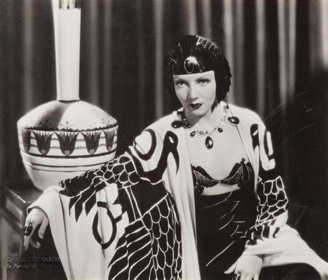 Claudette Colbert Portrait From Cleopatra By Eugene Robert