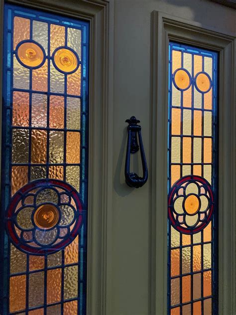 Victorian Stained Glass Front Door Install Macclesfield Cheshire