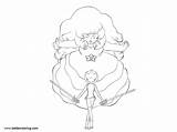 Steven Universe Pages Pearl Coloring Lineart Rose Kids Printable sketch template