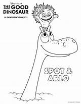 Dinosaur Arlo Good Coloring Pages Spot Disney Colouring Printable Activity Sheets Color Print Kids Dino Dessin Pdf Dinosaurs Pixar Coloriage sketch template