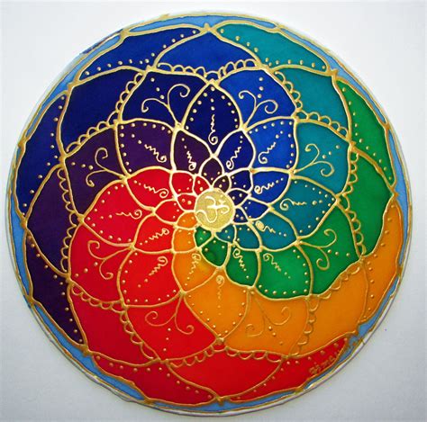 rainbow mandala art spiritual giftgifts   sacred