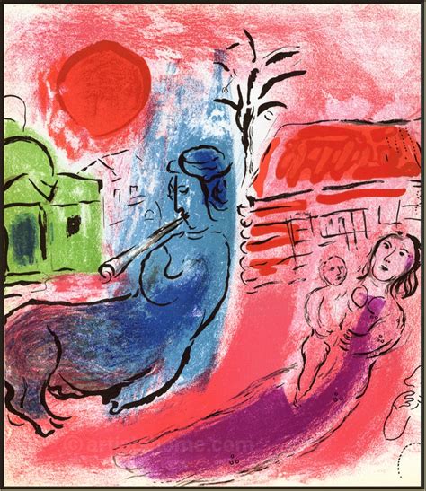 marc chagall original lithographie mutterschaft und kentaur  originalgrafik kaufen im