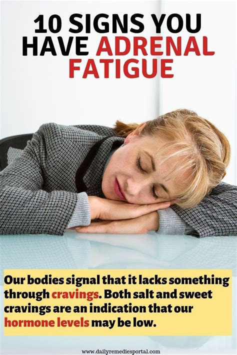 10 Signs You Have Adrenal Fatigue Adrenal Fatigue Hormone Levels