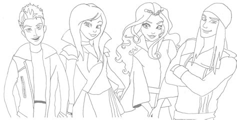 descendants coloring pages evie at getdrawings free download
