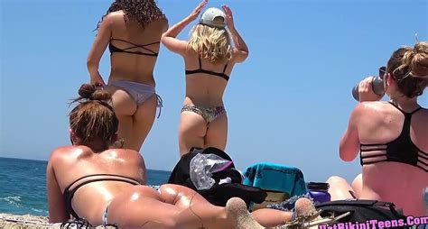 Super Sexy Ass Thongs Bikini Teens Beach Voyeur Hd Spy