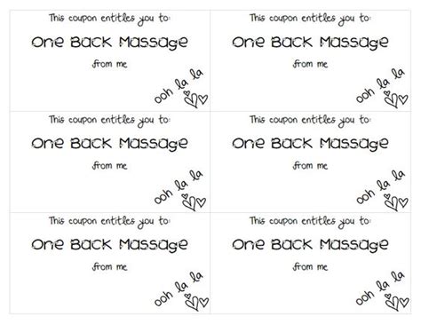 Back Massage Coupons Pdf Jared Pinterest Kiss You Feelings And