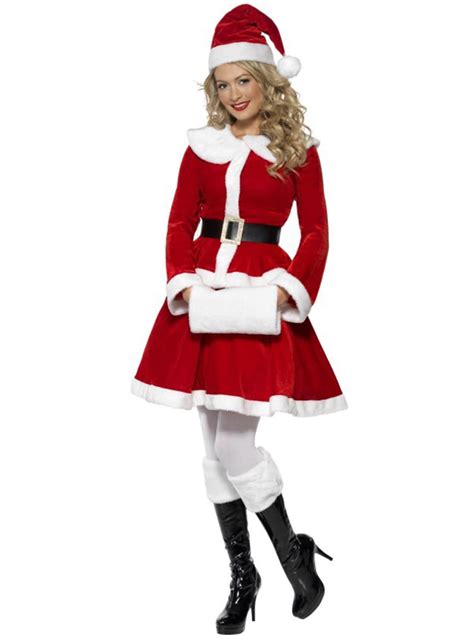 Costume Miss Santa Claus Sexy Deluxe I Più Divertenti Funidelia
