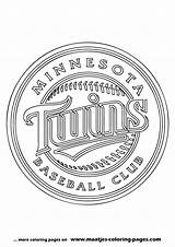 Coloring Pages Twins Minnesota Mlb Browser Window Print sketch template